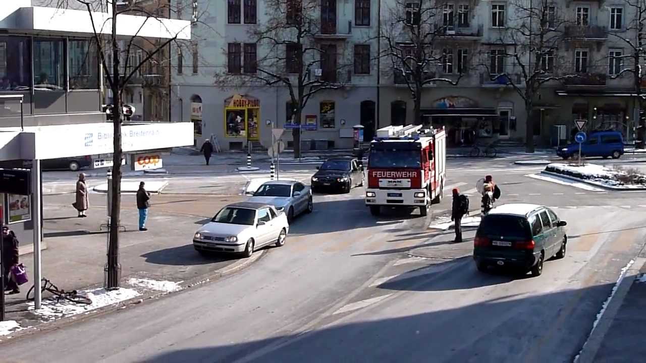 Einsatzfahrt Berufsfeuerwehr Bern - TLF 13