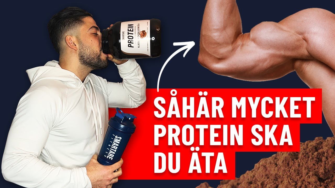 Såhär mycket PROTEIN ska du äta för att bränna fett och bygga muskler!