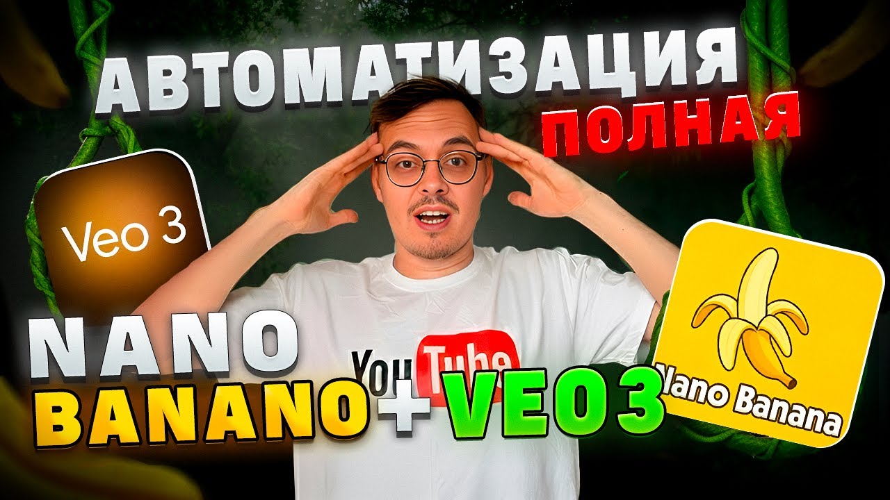 ПОЛНАЯ Автоматизация в Nano Banana + Veo 3 + Long ниша