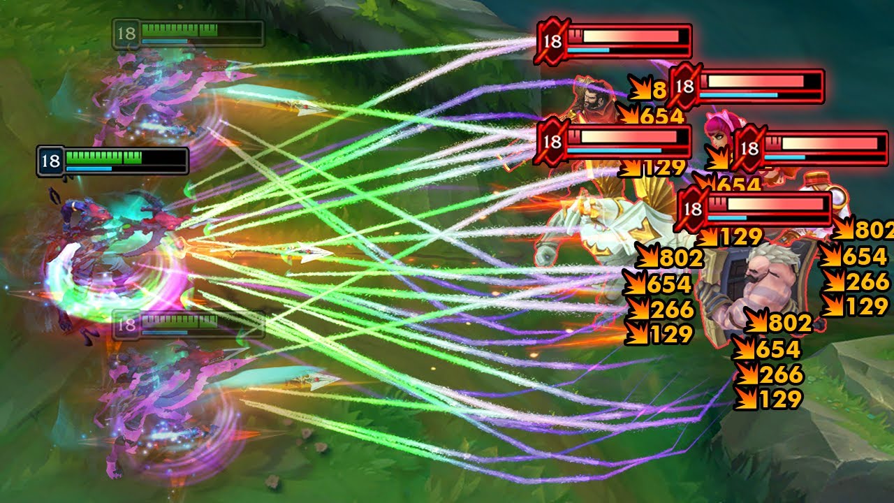 when your adc melts the enemy team...