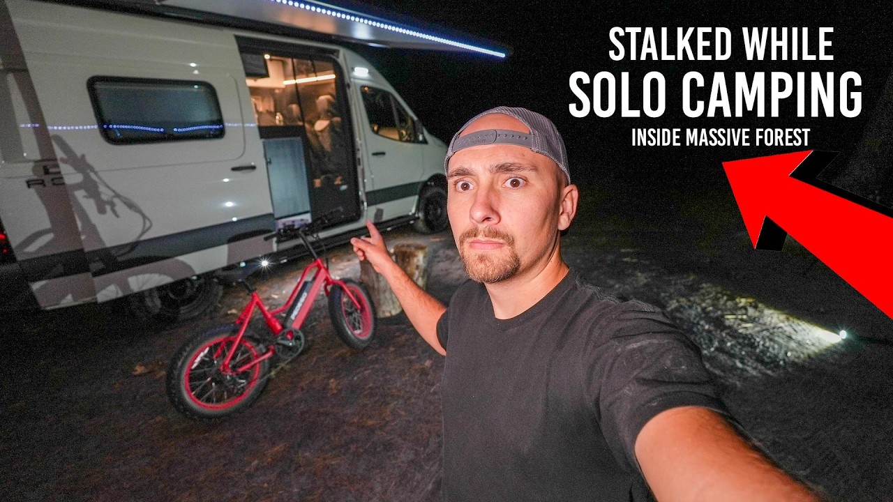 HORRIFYING VAN CAMPING IN USA'S SCARIEST FOREST (STALKED BY CRIMINAL)