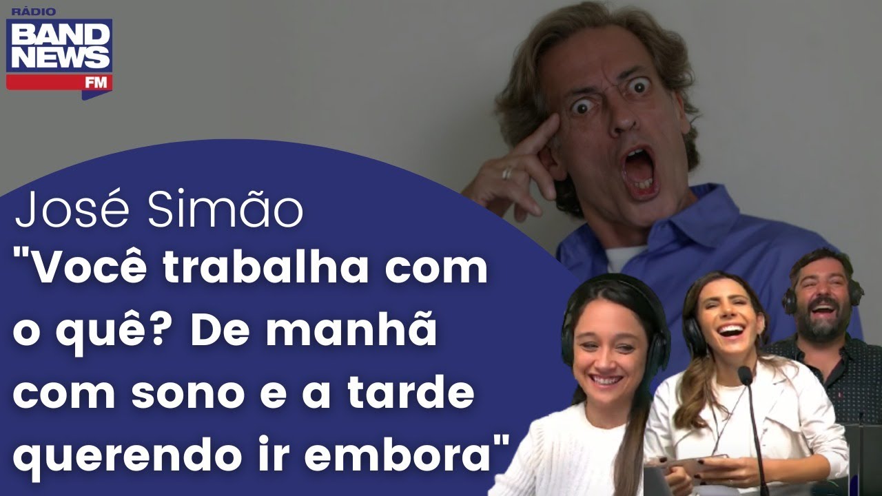 José Simão: “Você trabalha com o quê? De manhã com sono e a tarde querendo ir embora”