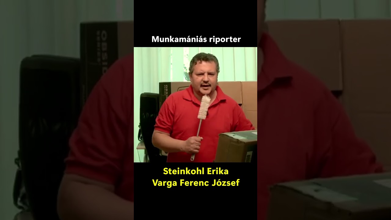 Munkam&aacute;ni&aacute;s riporter @VFerencJ&oacute;zsef  #humor #funny #comedy