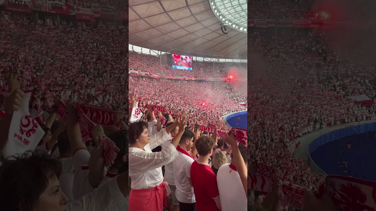 Polnische Nationalhymne bei der Uefa Euro 2024 - Polen-Österreich 1:2 in Berlin! 🇵🇱🇦🇹