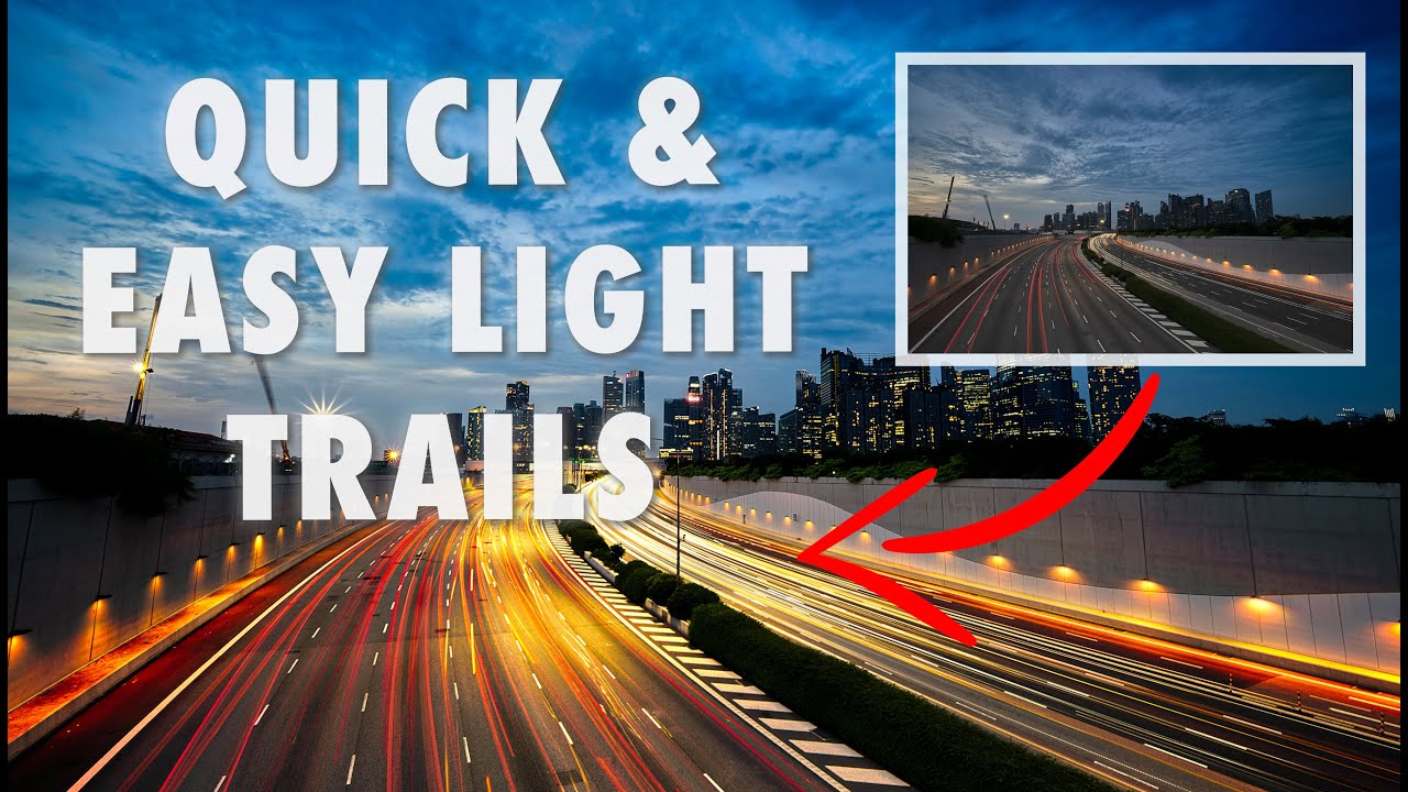 Quick and Easy Light Trails Stacking
