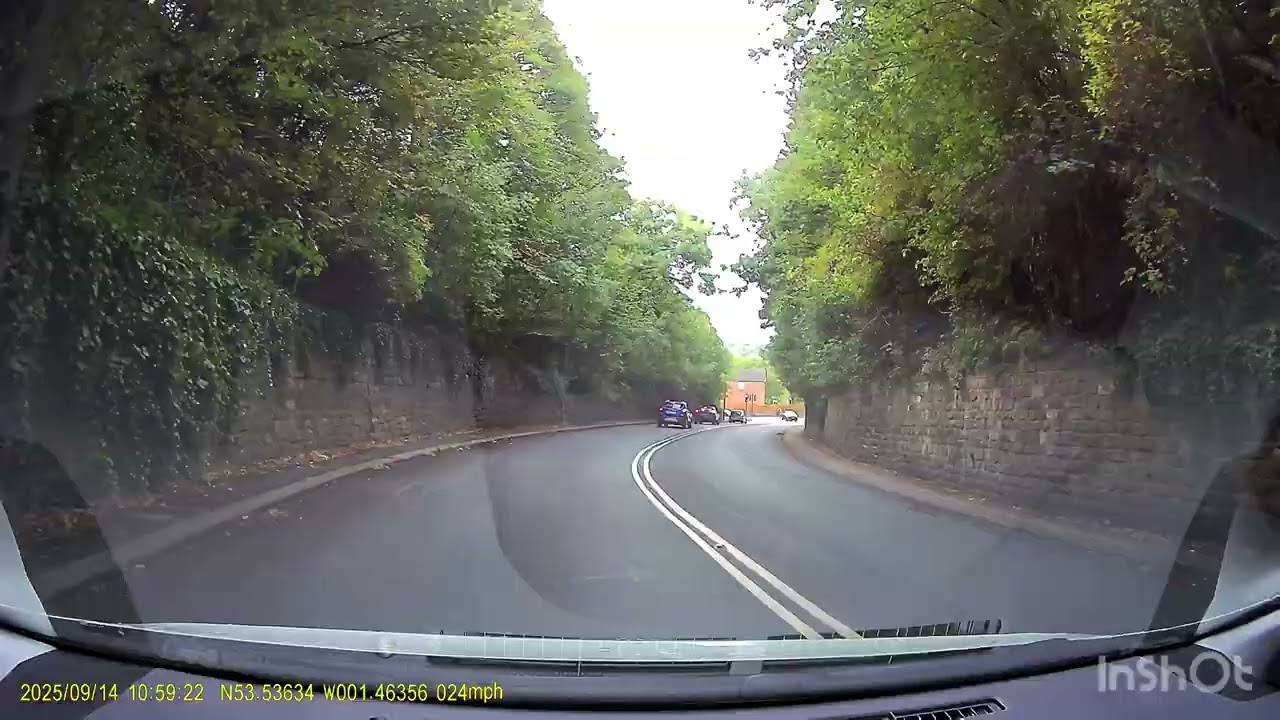 Barnsley Driving Test Centre Route No. 1, 14 Sept 2025