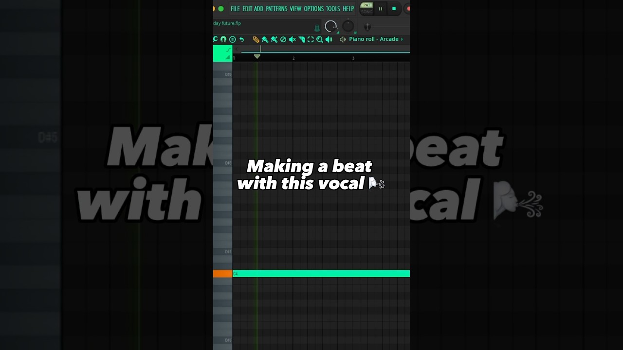 Making a Beat From a VOCAL CHOP 🌬️ | FL Studio #shorts #music #producer