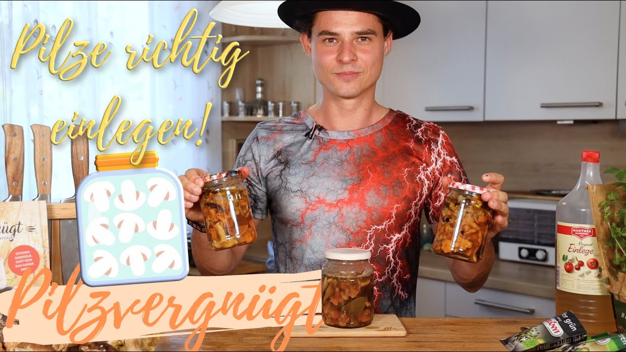 Speisepilze richtig einlegen und konservieren 💡 Eine Delikatesse fürs ganze Jahr 🤤🤤