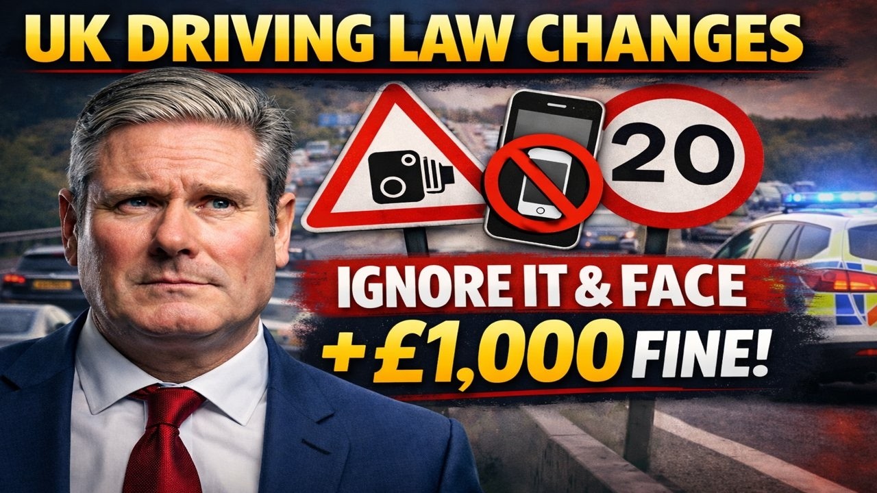 This UK Driving Law Changes — Ignore It & Face £1,000+ Fine