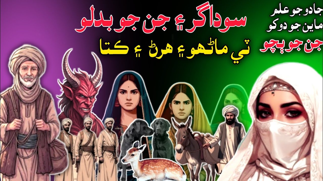Saudagar Aen Jin Jo Badlo_ek Jinnat Ka badla_ek Heran Teen Aadmi Ki Kahani | Sindhi Kahani
