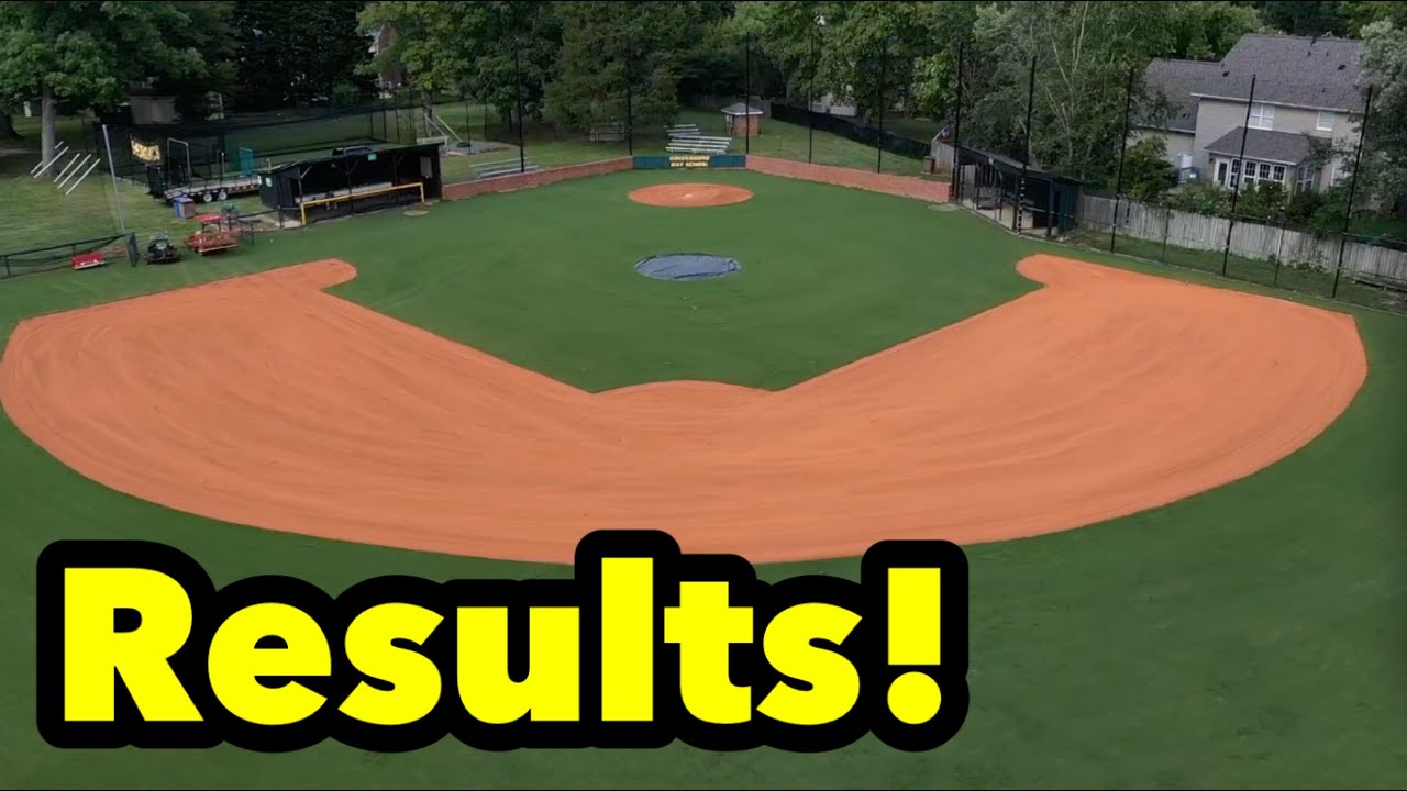 Amazing Leveling Transformation With Clay and Sand Mix Baseball Field