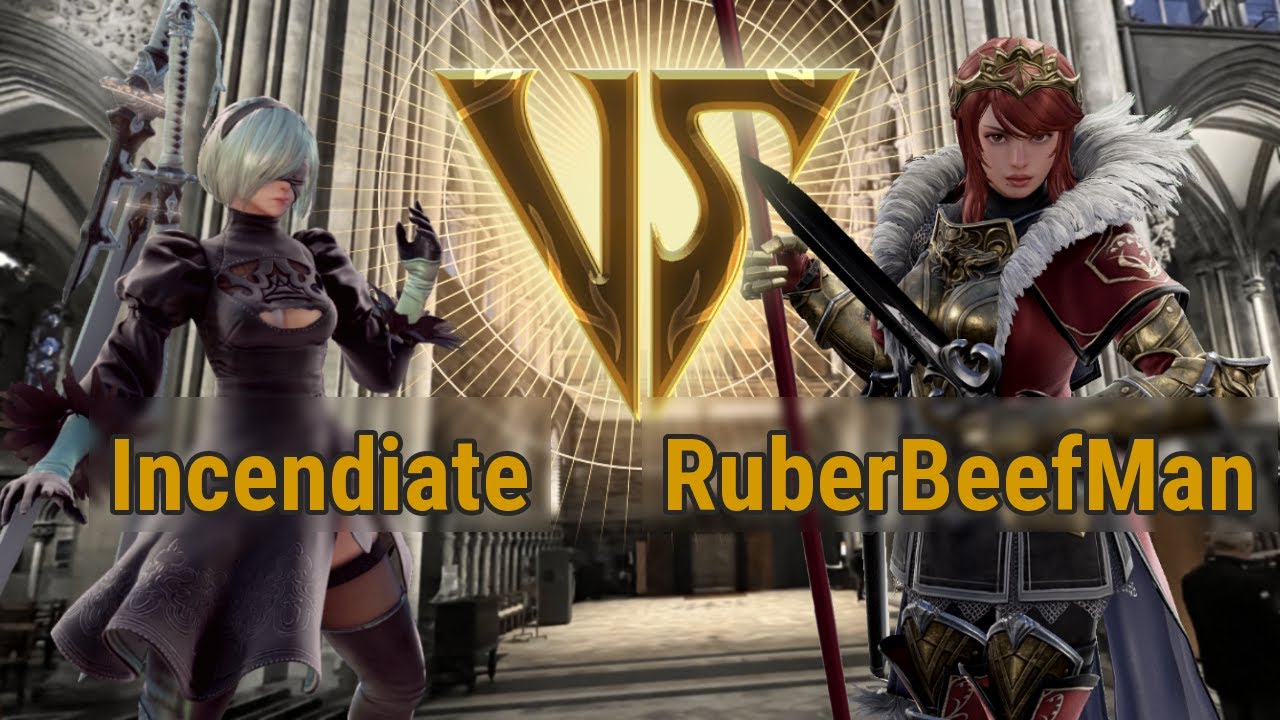 Incendiate (2b) VS RuberBeefMan (Hilde) | Soul calibur VI