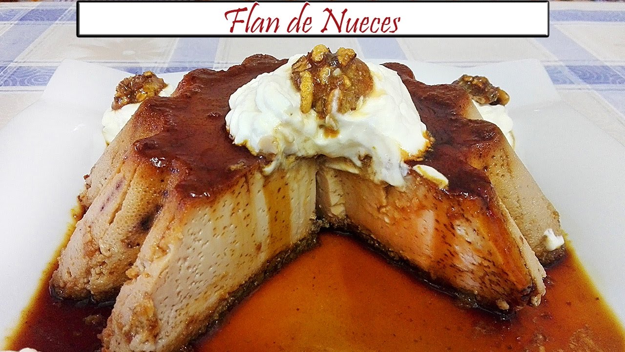🍮 Flan de Nueces | Receta de Cocina en Familia