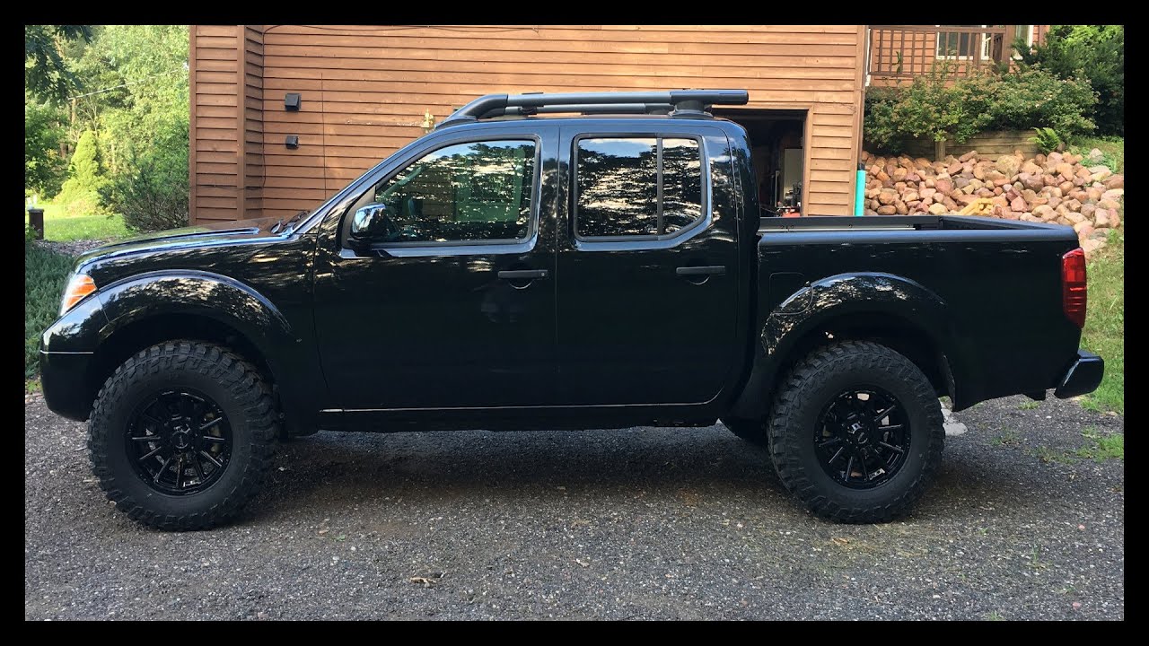 AllDogs Offroad RCKilla lift kit post installation on my Nissan Frontier
