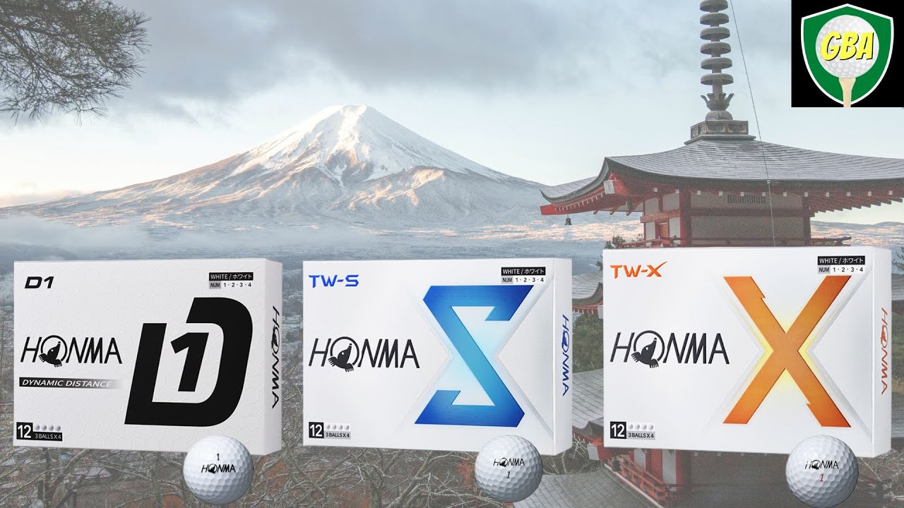 Recenzje piłek golfowych Honma D1, TW-S i TW-X | Japońskie rzemiosło w niesamowicie dobrej cenie