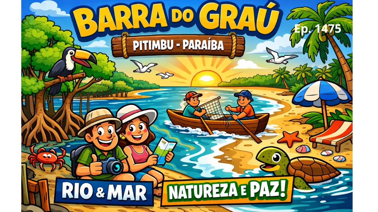A natureza sussurra tudo o que preciso ouvir: Barra do Graú - Pitimbu - Pb - Episódio # 1475