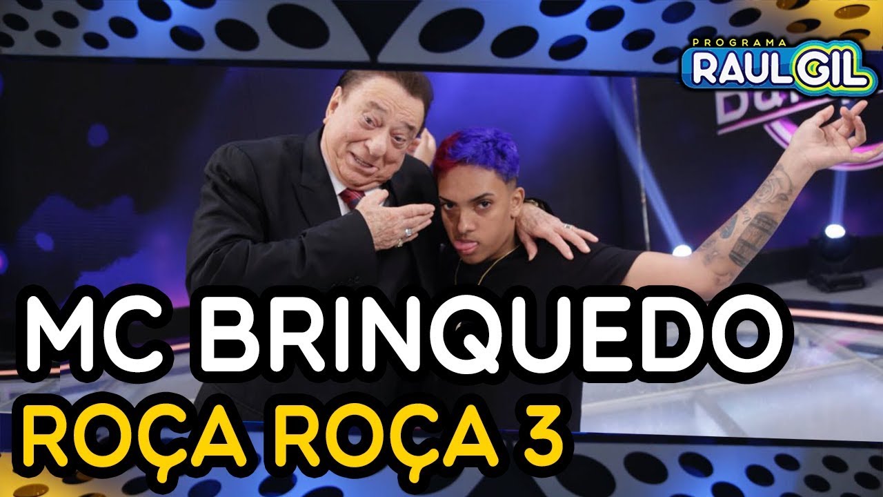 MC BRINQUEDO CANTANDO O SUCESSO ROÇA ROÇA 3 NO QUADRO JOGO DO BANQUINHO (Raul Gil)