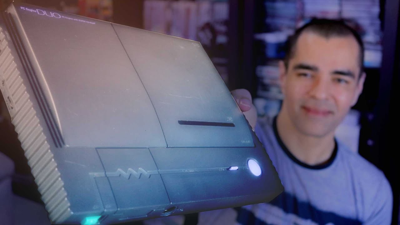 O incr&iacute;vel PC Engine Duo da NEC! O primeiro PC Engine com CD-ROM! 😍