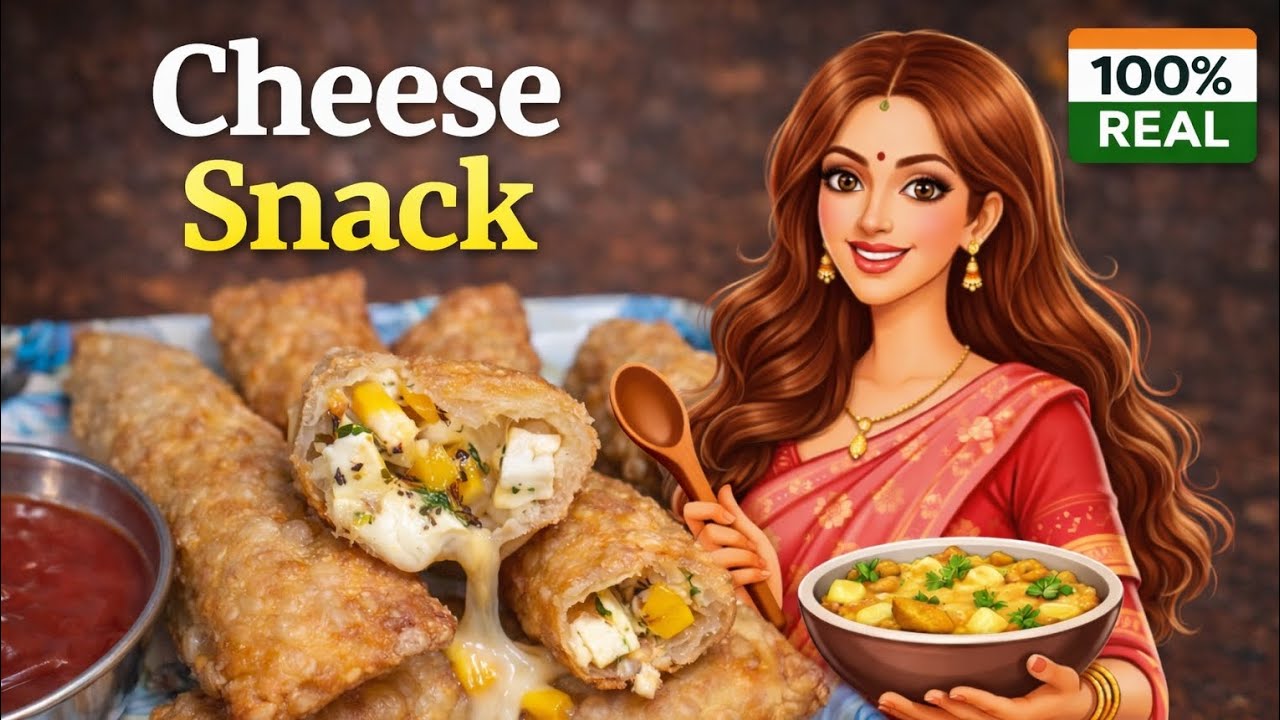 Evening ke Liye Perfect Paneer Cheese Snack 😋 | Easy & Cheesy Recipe