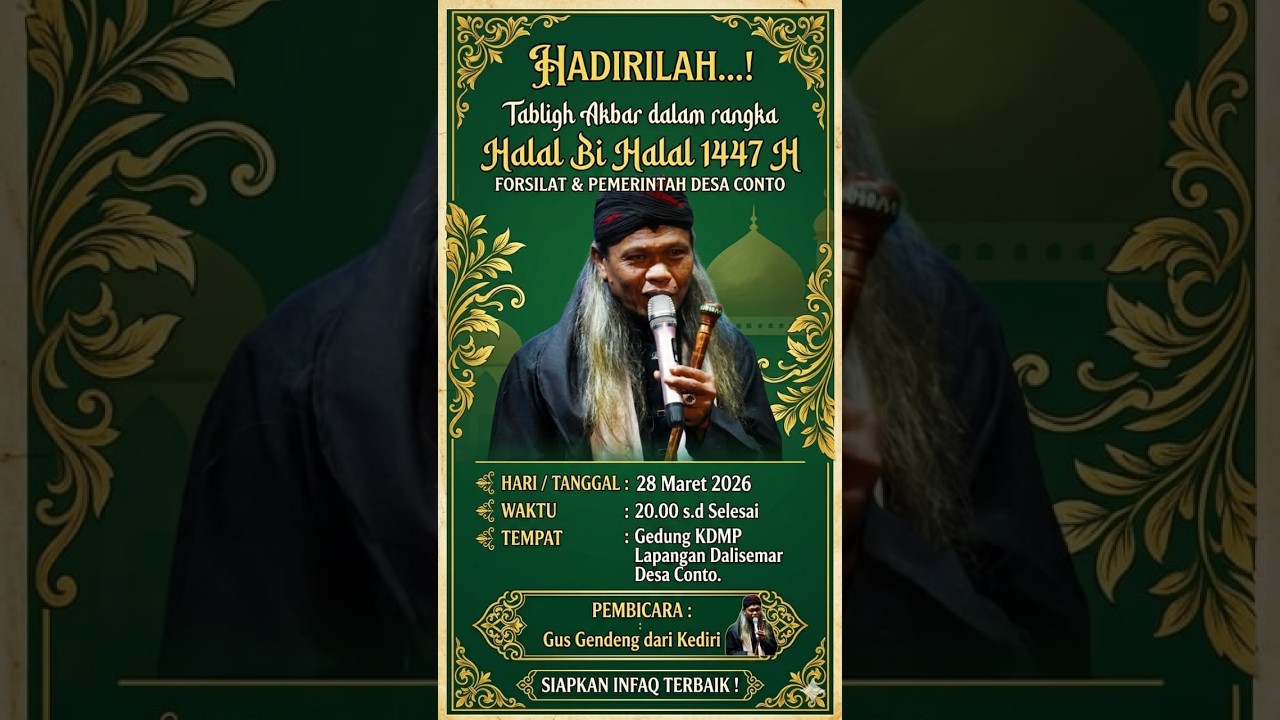 🔴Live Gus Gendeng 28 Maret 2026 Ds Conto Wonogiri - Jawa Tengah