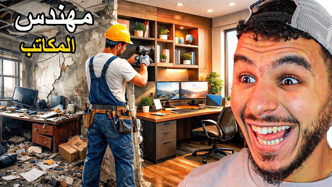 صرت مهندس تصميم مكاتب فاخرة 🔥😍 !! The Dream Office