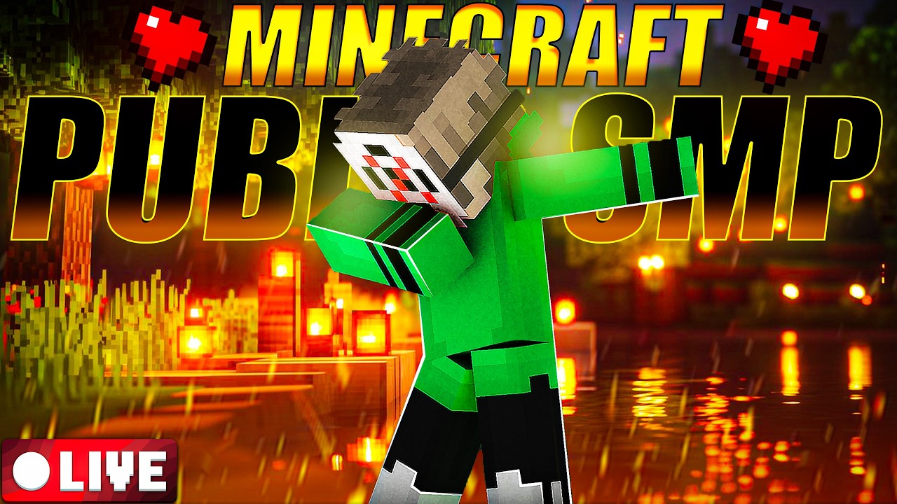 🔴MINECRAFT LIVE NEW PUBLIC SMP | CRACKED PUBLIC SMP 24/7 LIVE SERVER | JAVA + BEDROCK + MCPE #live