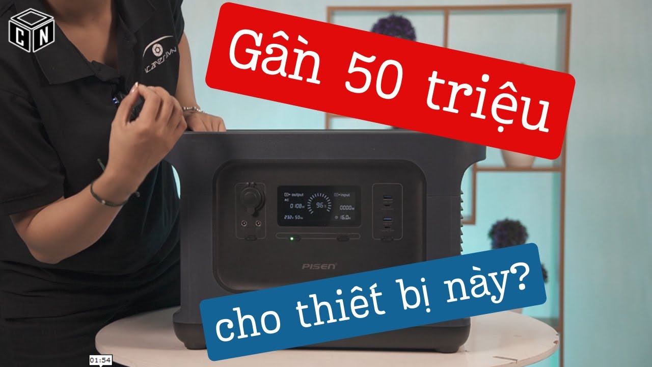 Trạm điện di động - PISEN Super Fast PowerWild 2000W