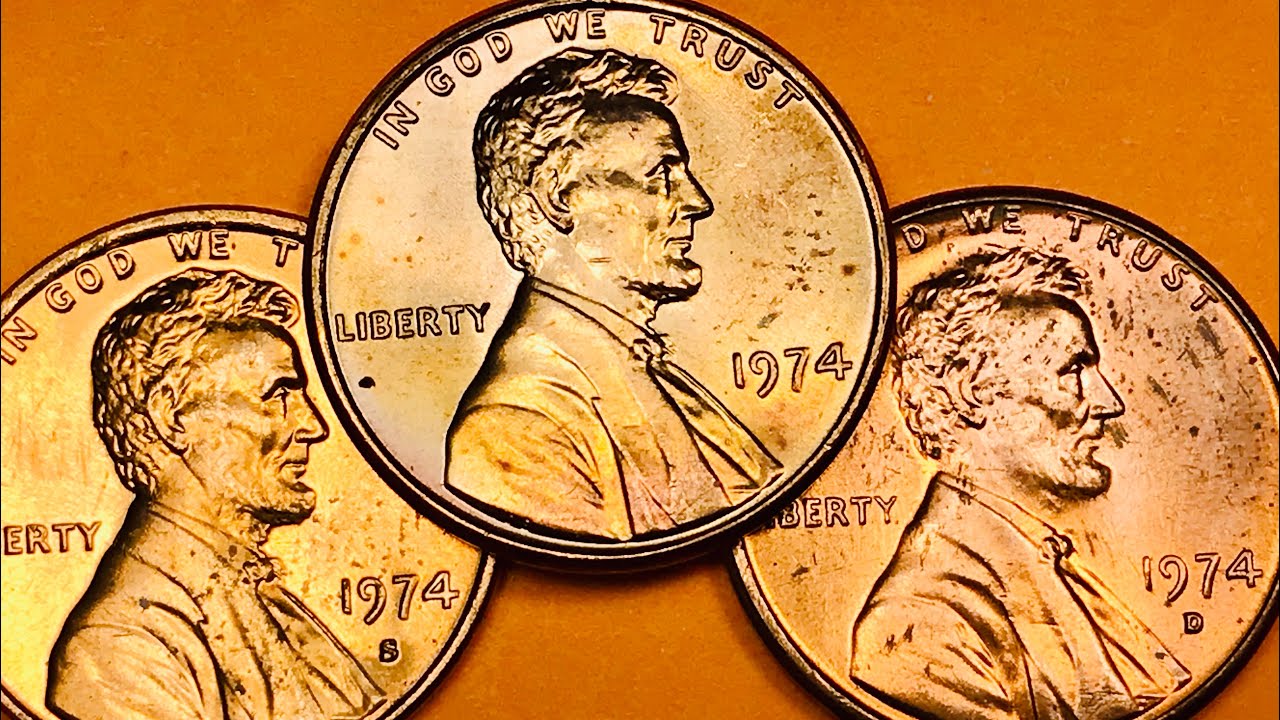 US 1974 Pennies Worth Big $ - United States One Cent Coins
