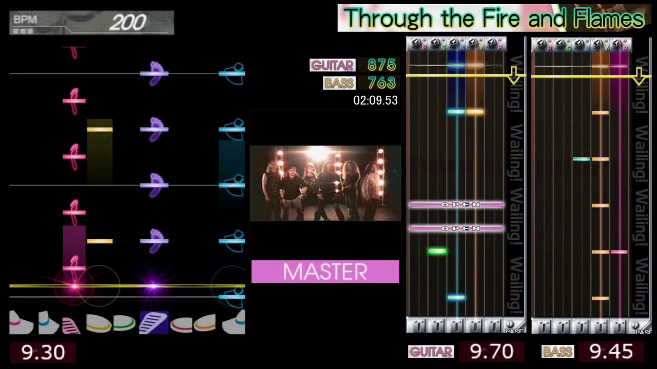 GITADORA / Through the Fire and Flames - MASTER (GuitarFreaks V6 & DrumMania V6)