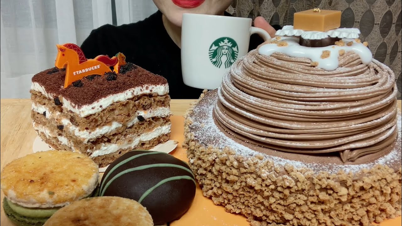 🍧아이스크림 케이크 라고? 카라멜 몽블랑 ケーキじゃなくてアイスクリームだって？ キャラメル モンブラン
