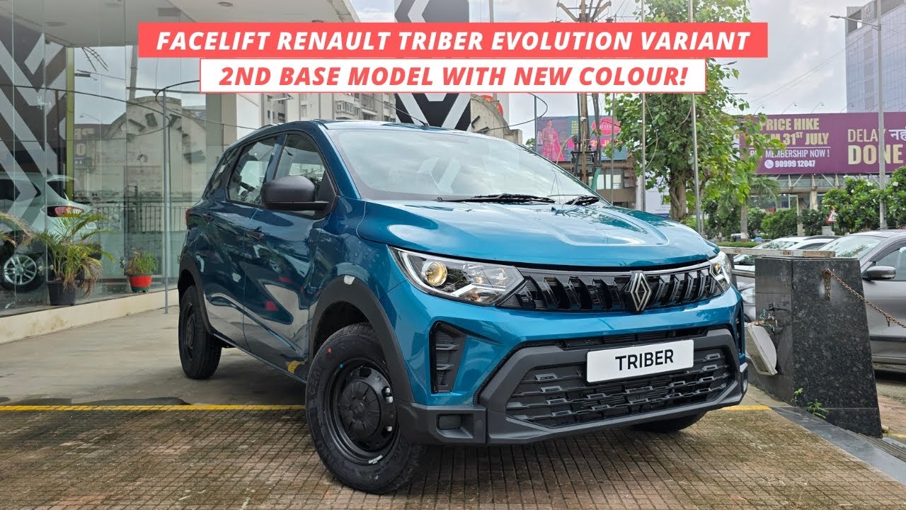 1st on Youtube! Facelift Renault Triber Evolution 2025 | Second base model | Triber Evolution 2025