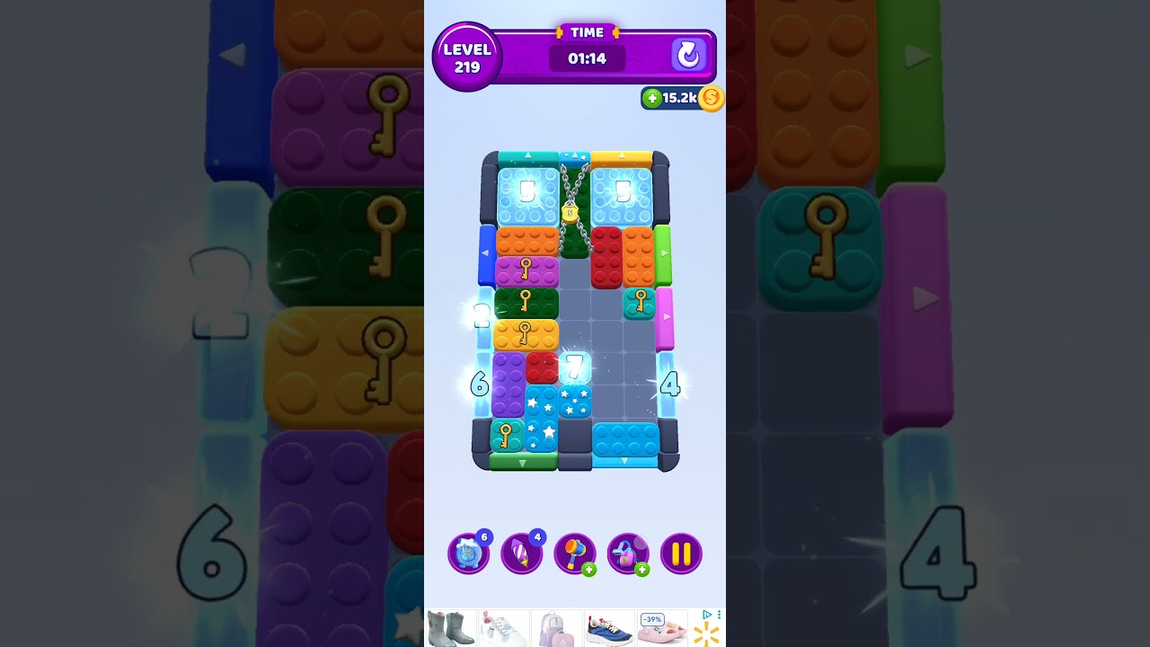 Color Block Jam Level 219 #colorblockjam #games