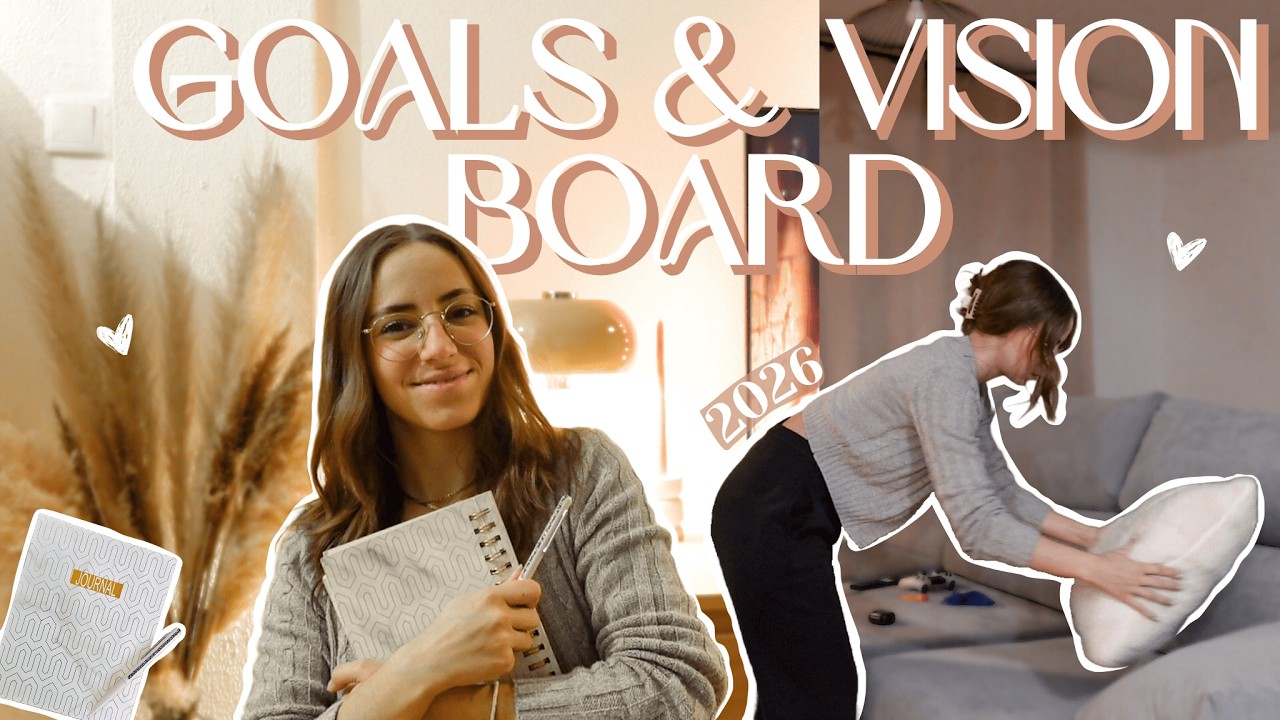 VLOG: Goals para 2026, fazer o Vision Board e um mini Reset!
