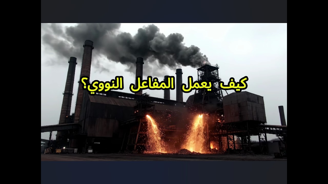 كيف يعمل المفاعل النووي ⚛️؟