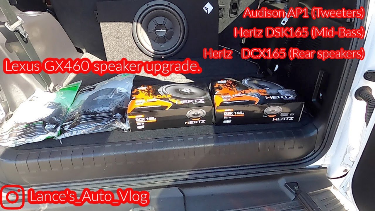 Lexus GX460 Hertz & Audison speaker upgrade. The SUV sounded awesome when it was done!