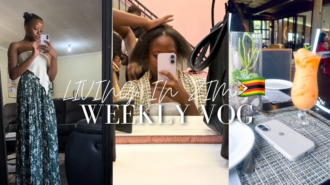 ||LIVING IN ZIM🇿🇼||BRUNCH AT FIG AND OLIVE||GOT A SURPRISE GIFT 🎁 ||DOING MY HAIR AND NAILS 💅||