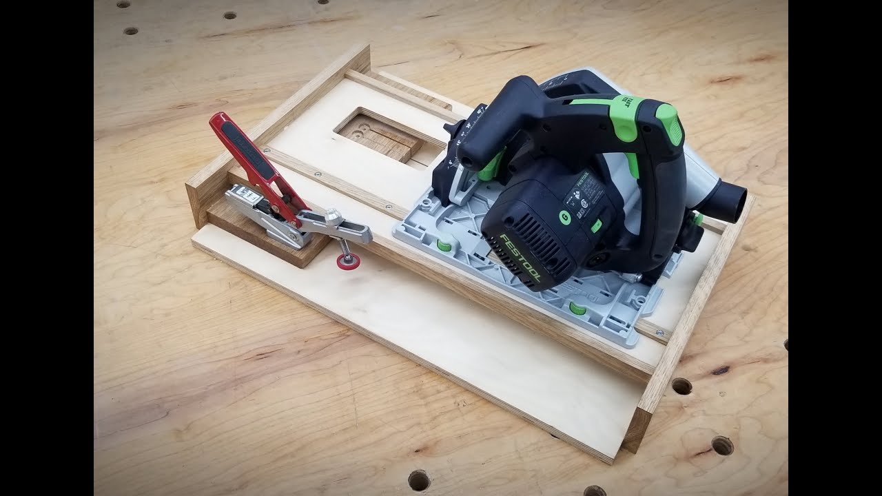 CrossCut Jig for Track saw 트랙쏘 지그