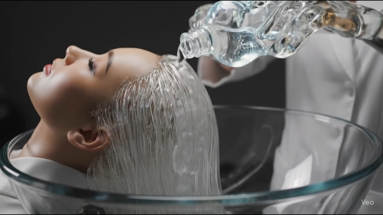 30 Minutes of Satisfying Glass Braids ASMR AI Visuals & Sounds to Relax & Sleep + Tutorial 💇‍♀️