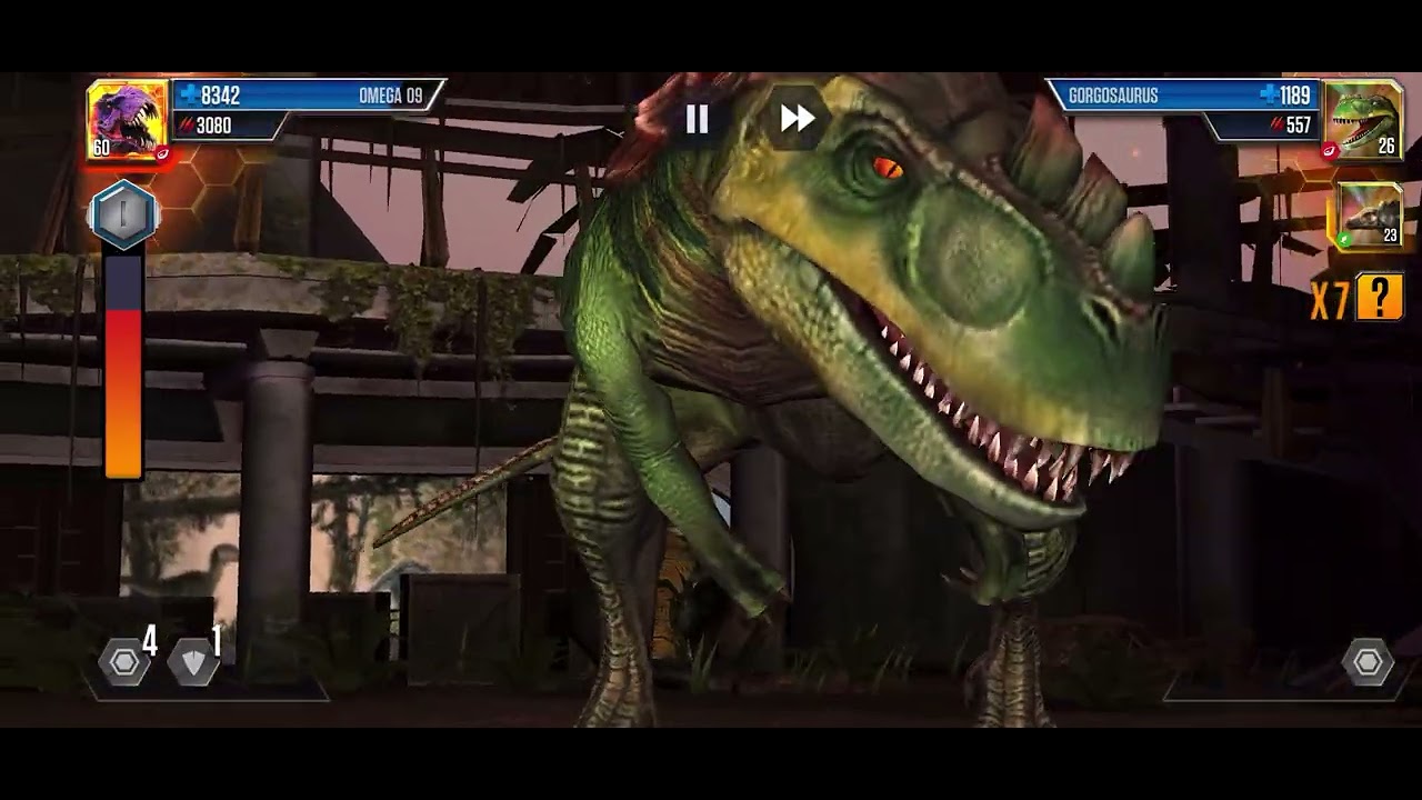 Omega 09 Tougher Boss Vs All Opponents on this Boss Event!!! - Jurassic World: The Game