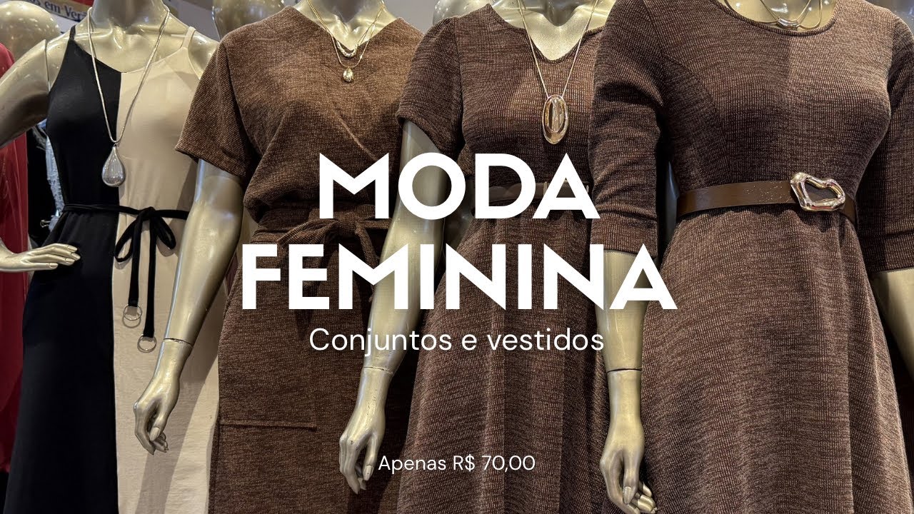 Moda Feminina no Br&aacute;s - Vestidos e Conjuntos | Fabricante - PRE&Ccedil;O EXCELENTE #br&aacute;s #modafeminina 