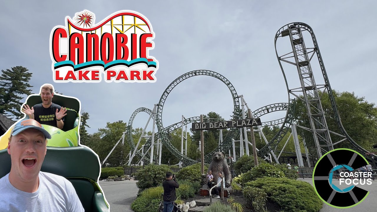 Видеоблог о посещении парка CANOBIE LAKE PARK в Нью-Гэмпшире!