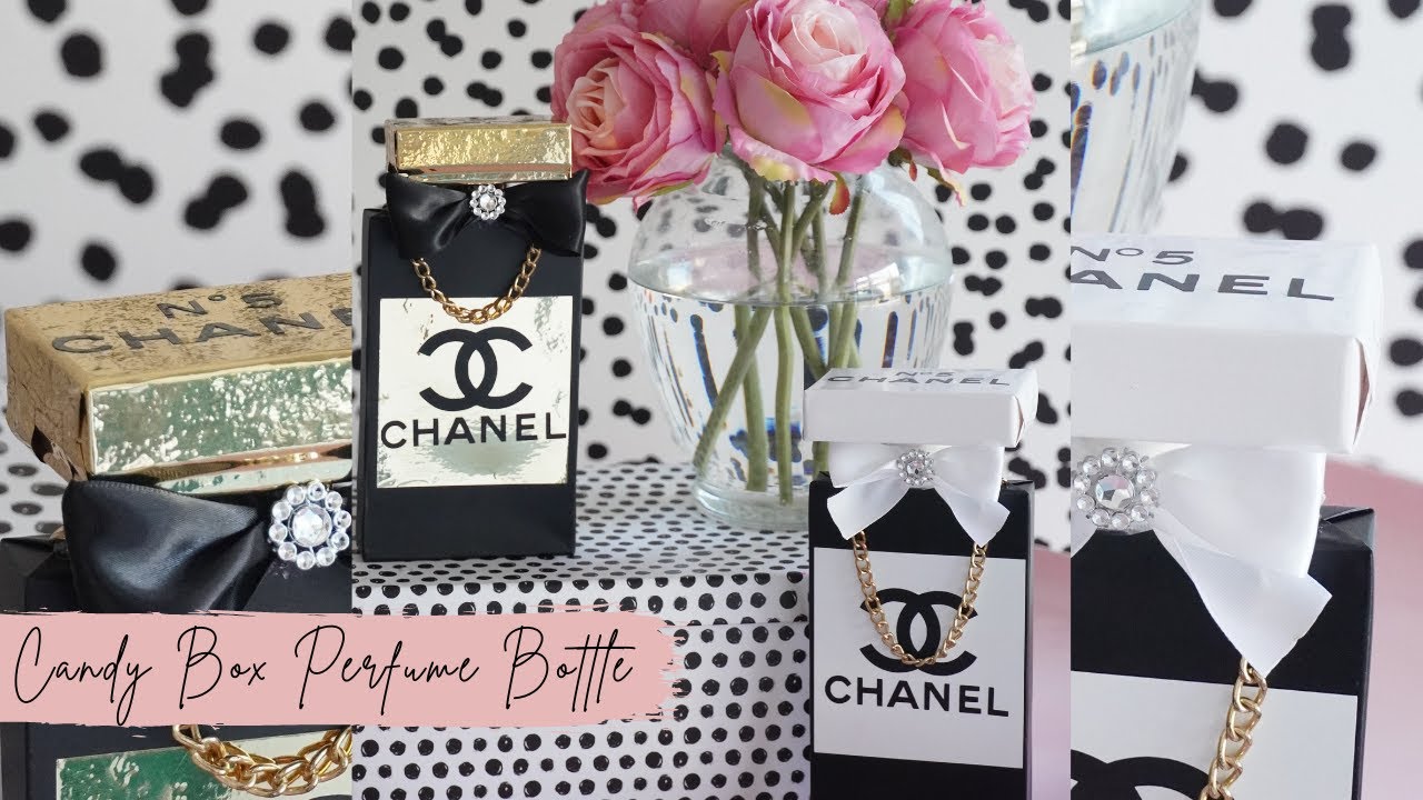 DIY Chanel Perfume Bottle Candy Box