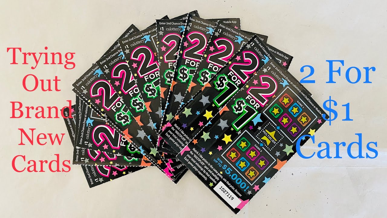 TRYING OUT BRAND NEW $1 (2 FOR $1) CALIFORNIA LOTTERY SCRATCHERS SCRATCH OFF