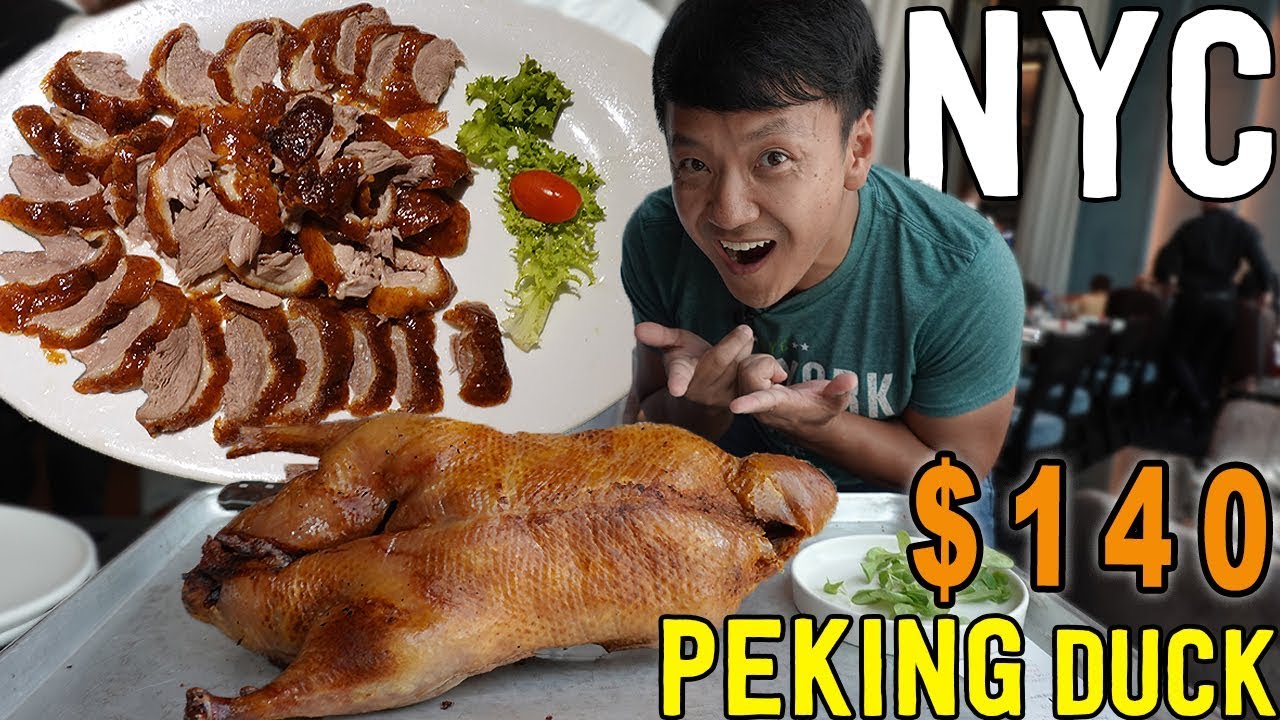 BEST Peking Duck in New York! $140 Peking Duck With Caviar?!