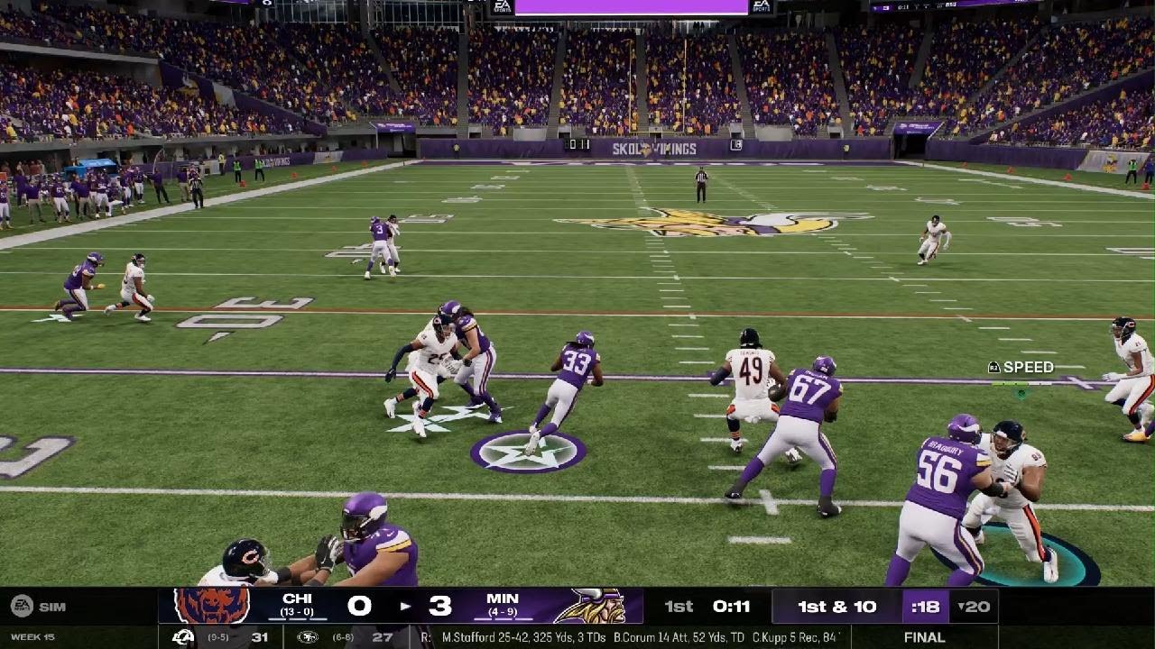 Madden NFL 25 week 15 vs Vikings