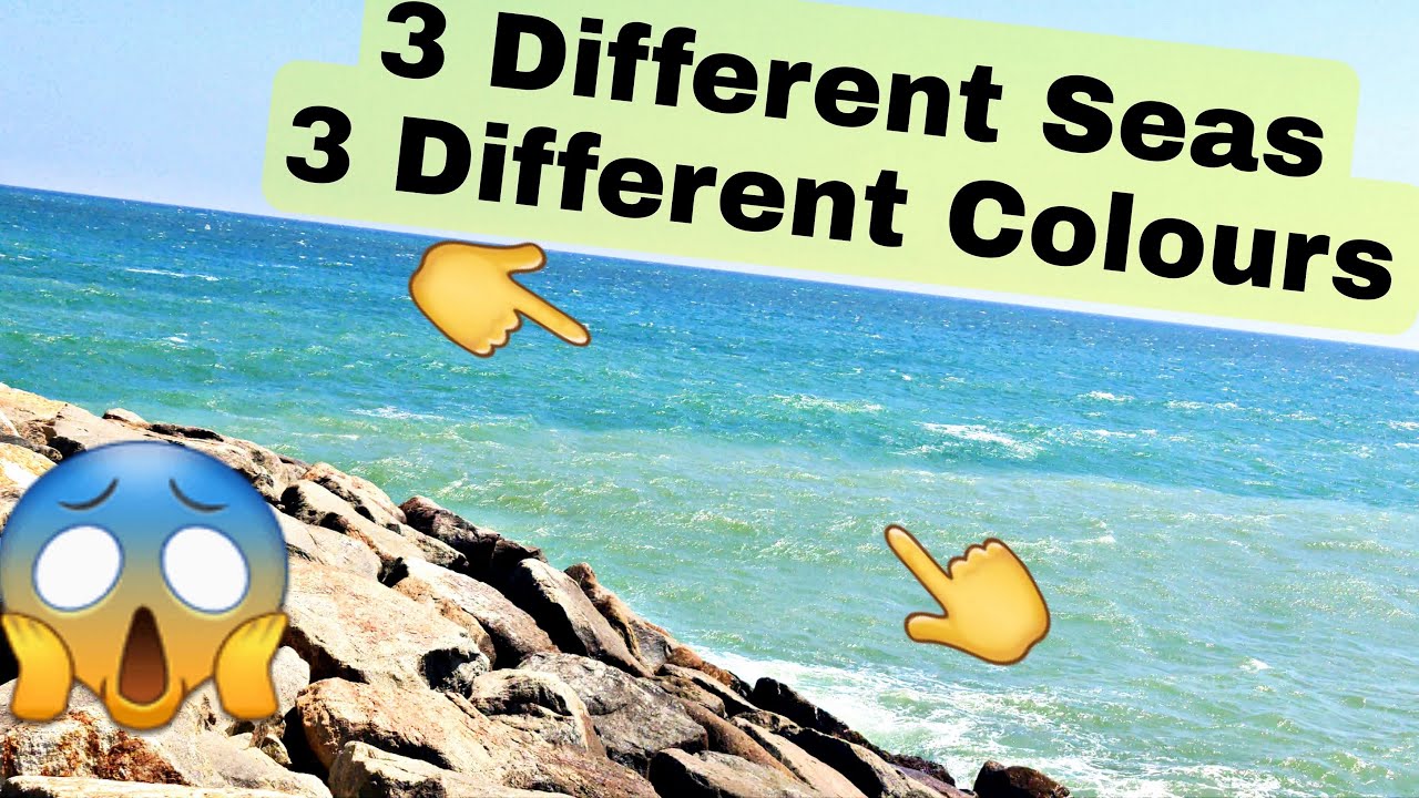 Different Colour of Seas @Kanyakumari. #shorts