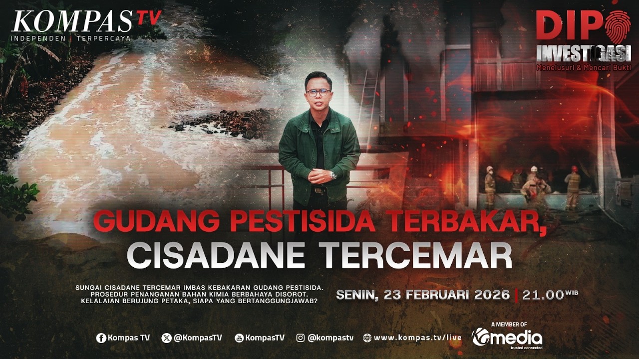 LIVE - Gudang Pestisida Terbakar, Cisadane Tercemar | DIPO INVESTIGASI