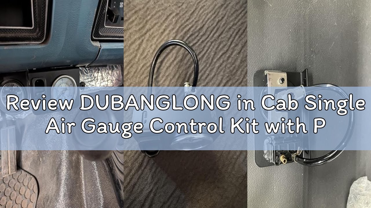 Review DUBANGLONG in Cab Single Air Gauge Control Kit with Paddle Switch for Air Suspension Kit