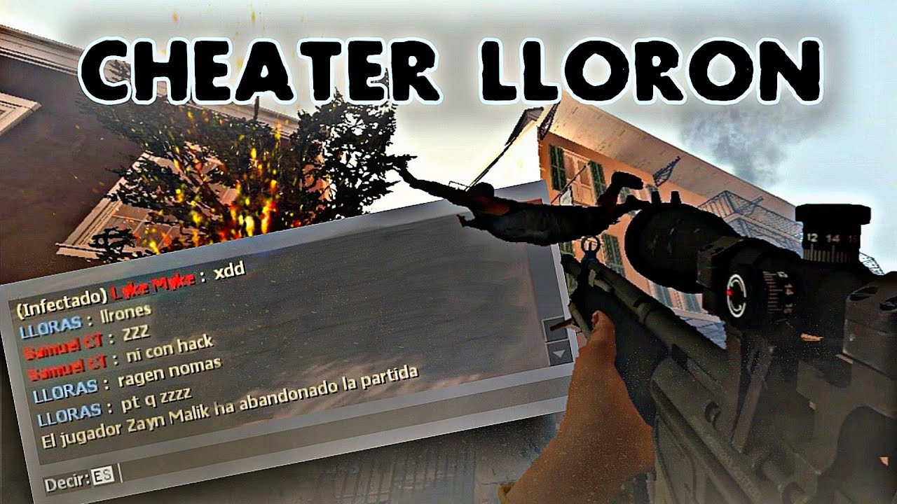Cheater LLORA y Activa sus HACKS para que mi Equipo no Pueda Remontar - Left 4 Dead 2