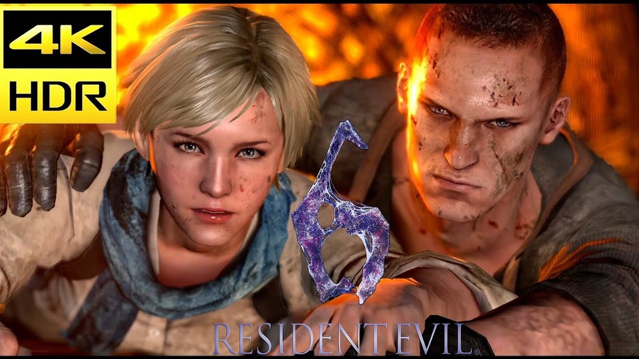 ALL SHERRY & JAKE'S SCENES.RESIDENT EVIL 6 .4K 60FPS HDR DOLBY VISION.